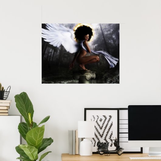 Engel van de Misten Poster (Thuiskantoor)