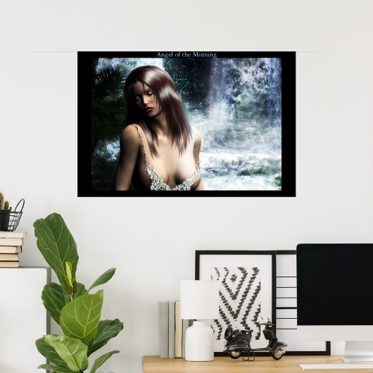 Engel van de Morning Poster (Thuiskantoor)