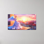 Engel van de ochtend canvas afdruk (Voorkant)