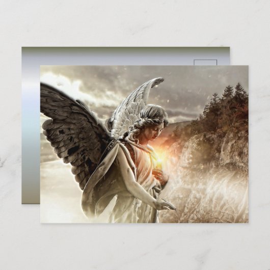 Engel van de pech briefkaart (Voorkant / Achterkant)