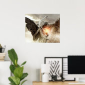 Engel van de pech poster (Thuiskantoor)