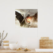 Engel van de pech poster (Keuken)