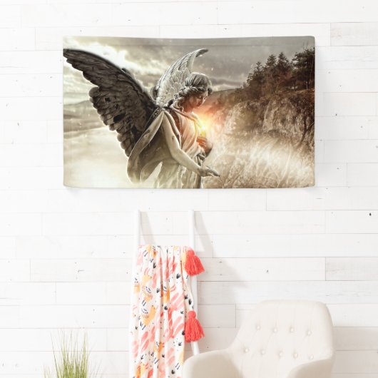 Engel van de pech spandoek (Insitu)