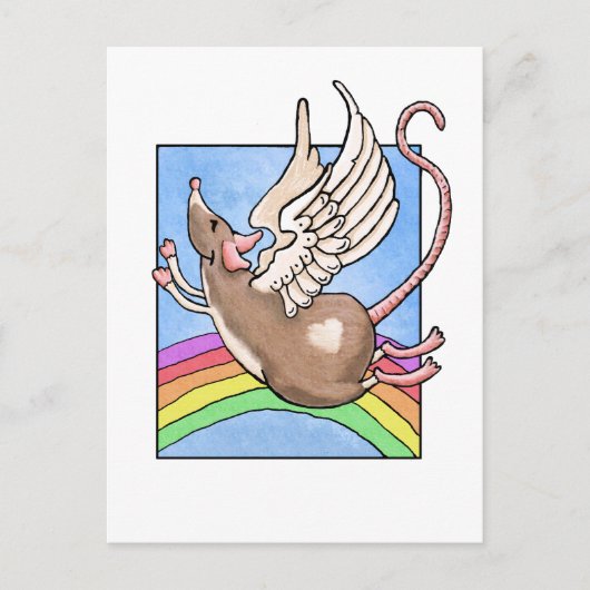 Engel van de Rat Postkaart (Voorkant)