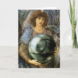 Engel van de schepping door William Burne-Jones Kaart