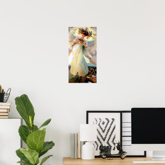 Engel van de vogels poster (Thuiskantoor)