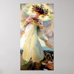 Engel van de vogels poster