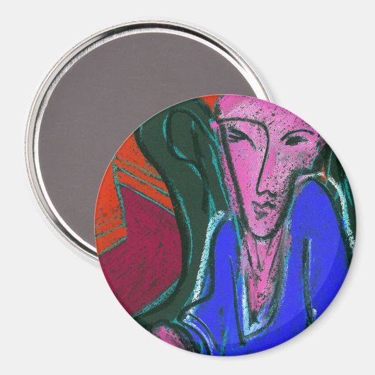 Engel van de Welvaart Magnet (Voorkant / Achterkant)