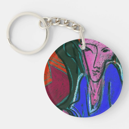 Engel van de Welvaart Sleutelhanger (Voorkant)