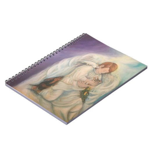 Engel van gezelschapsdieren, hondparrot-kakakelbla notitieboek (Linkerzijde)