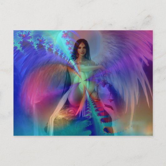 Engel van glorie briefkaart (Voorkant)