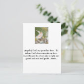 Engel van God, mijn voogd. Briefkaart (Staand voorkant)