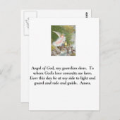 Engel van God, mijn voogd. Briefkaart (Voorkant / Achterkant)