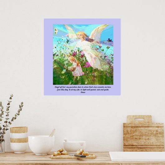 Engel van God, mijn voogd. Poster (Keuken)
