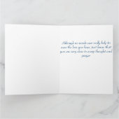 Engel van Hart 11" x 8.5" Sympathie Kaart (Binnen)