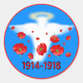 Engel van Herinnering Ronde Sticker