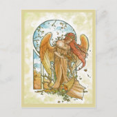 Engel van het Briefkaart van de herfst (Voorkant)