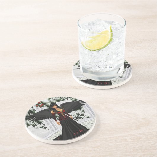 Engel van het donkere Onderzetter (Zijkant)