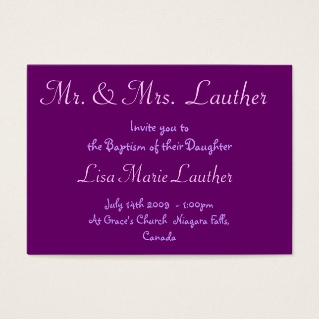 Engel van het hart visitekaartjes (Voorkant)