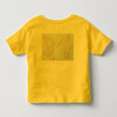 Engel van het kunstschilderen van de Aangepaste Ku Kinder Shirts (Achterkant)