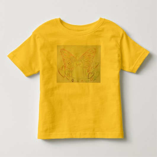 Engel van het kunstschilderen van de Aangepaste Ku Kinder Shirts (Voorkant)