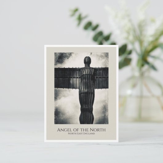 Engel van het noorden briefkaart (Staand voorkant)
