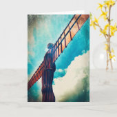 Engel van het noorden kaart (Gele Bloem)