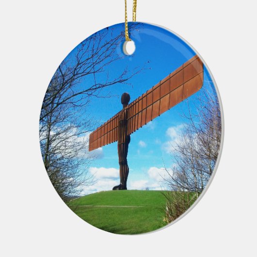 Engel van het noorden keramisch ornament (Links)