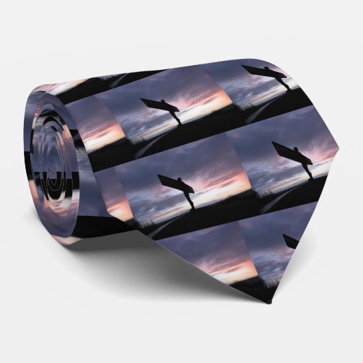 Engel van het noorden stropdas (Opgerold)