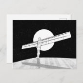 Engel van het Noordzwart en wit Briefkaart (Voorkant / Achterkant)