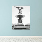 'Engel van het Water' Canvasprint met Wikkelrand Canvas Afdruk (Insitu (Houten vloer))