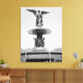 'Engel van het Water' Canvasprint met Wikkelrand Canvas Afdruk (Insitu (Woonkamer))