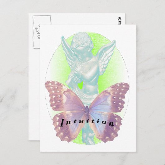 ENGEL VAN INTUÏTIE BRIEFKAART (Voorkant / Achterkant)