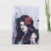 Engel van Kerstkaart Feestdagen Kaart (Achterkant)