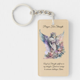 Engel van kracht Gebed Kaart Sleutelhanger