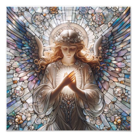 Engel van licht foto afdruk (Voorkant)