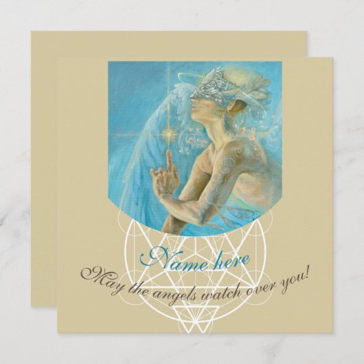 Engel van licht goddelijke liefde en bescherming f (Voorkant / Achterkant)