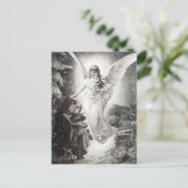 Engel van liefde briefkaart (Staand voorkant)