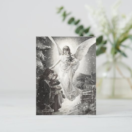 Engel van liefde briefkaart (Staand voorkant)