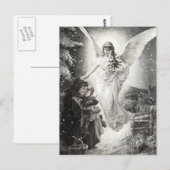 Engel van liefde briefkaart (Voorkant / Achterkant)