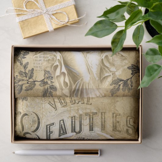 Engel van schoonheid tissuepapier