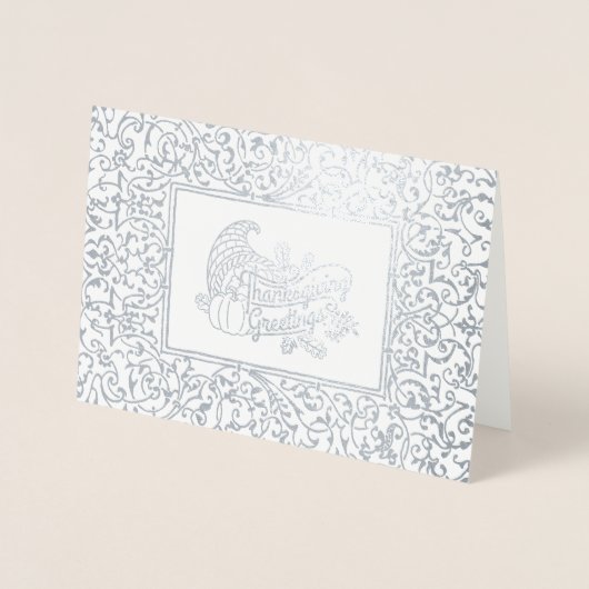 Engel van Thanksgiving Luxe Folie Kaarten (Voorkant)