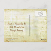 Engel van Tranquiliteit Briefkaart (Achterkant)