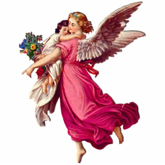 Engel van verloren kinderen staand fotobeeldje  (Voorkant)