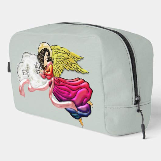 Engel van vrede en harmonie toilettasje (Rechterhoek)