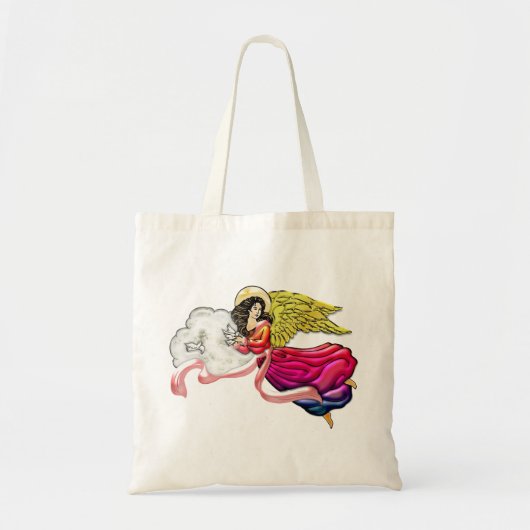 Engel van vrede en harmonie tote bag (Voorkant)