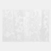 Engel van vreugde Elegant Goud Witte Parels & Kant Inpakpapier Vel (Voorkant 2)