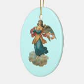 engel-versiering met gedicht keramisch ornament (Links)