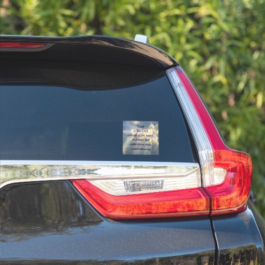  Engel Vertrouw op de Heer Citaat Inspirerend Sticker (Auto Zijkant)