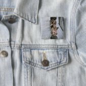 Engel Vierkante Button 5,1 Cm (In situ)